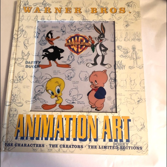 Warner Bros ANIMATION HARDBACK BOOK - Picture 1 of 5